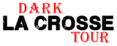 dark la crosse tour logo in black and red